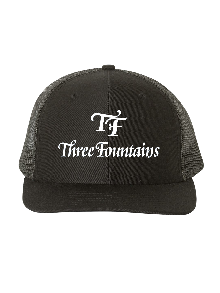 Three Fountains Richardson Hat - Charcoal