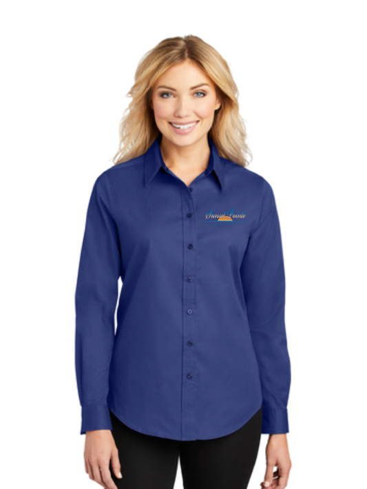 Sunset Pointe Apartments Port Authority - Ladies Long Sleeve Easy Care Shirt